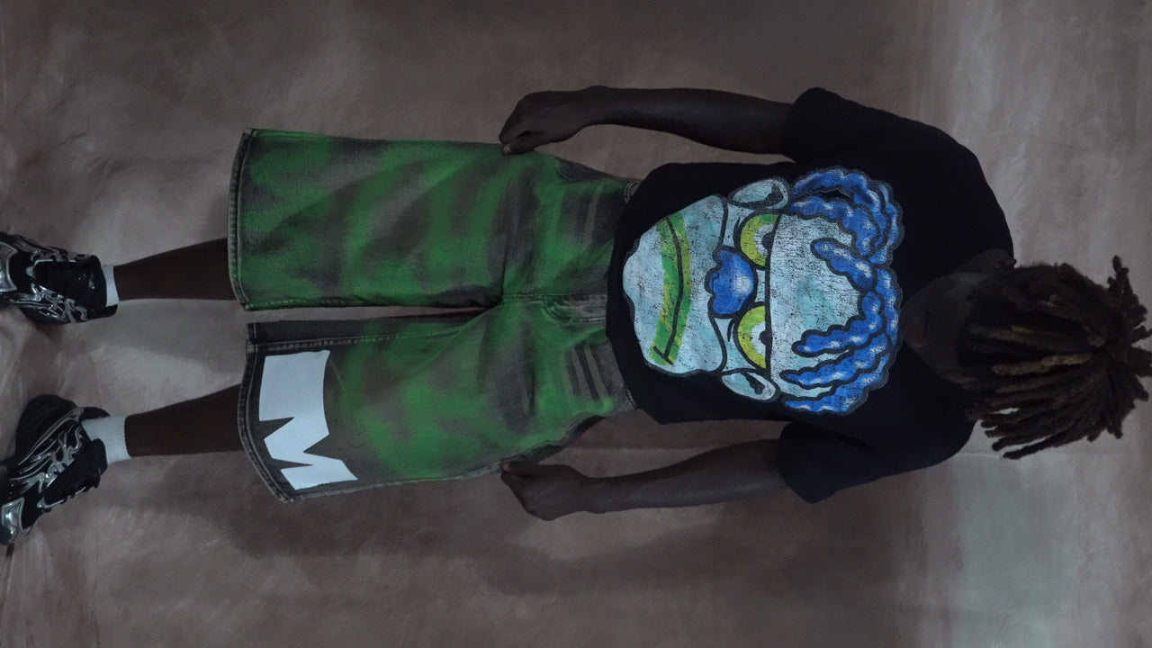 madness evil eye jorts.